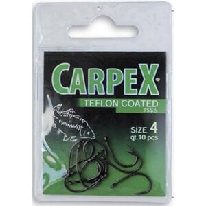 Haczyki CARPEX Teflon Coated TSS5 rozm. 4/10szt