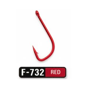Haczyk wędkarski SASAME Sode F-732 Red - rozmiar 12