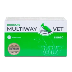 MULTIWAY VET® DUOCAPS skóra i sierść 60 kapsułek Twist-off