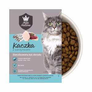 MILA NATURE CONNOISSEUR CAT Kaczka z sardynkami 100g