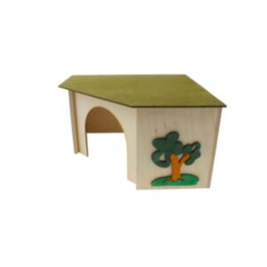 PINOKIO domek narożny 27.5x27.5x15cm - dla gryzoni i królików