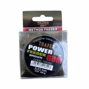 Traper Feeder Gum Brown 10 m 0,65 mm 9 kg